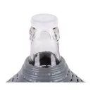 Demizson, Strend Pro Garden Cada Inco, 5 l, szürke, üveg, 40 mm nyakátmérő, műanyag védőburkolat, két fogantyú, borhoz és pálinkához