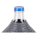 Demizson, Strend Pro Garden Cada Inco, 34 l, szürke, üveg, 55 mm nyakátmérő, műanyag védőburkolat, két fogantyú, borhoz és pálinkához