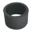 Füstcső szűkítő, V.A.P.K. HS 150/130/1,5, fekete, 150 mm - 130 mm, DC01 acéllemez, lemezvastagság: 1,5 mm, kerámia kéményhez