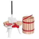 Gyümölcsprés, Strend Pro Garden Harvester FP12, 12 l, 57,5 x 37 cm, fa, csavarnyomásos, lépréseléshez