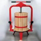 Gyümölcsprés, Strend Pro Garden Harvester CFP12, 12 l, 54 x 37,5 x 69/101 cm, keretes, fa, csavarnyomásos, lépréseléshez