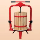 Gyümölcsprés, Strend Pro Garden Harvester CFP12, 12 l, 54 x 37,5 x 69/101 cm, keretes, fa, csavarnyomásos, lépréseléshez