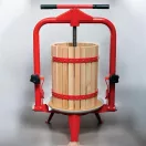 Gyümölcsprés, Strend Pro Garden Harvester CFP18, 18 l, 54 x 37,5 x 78/119 cm, keretes, fa, csavarnyomásos, lépréseléshez
