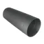 Füstcső, V.A.P.K. HS 0500/180/1,5, fekete, 50 cm / 180 mm, DC01 acéllemez, vastagfalú, lemezvastagság: 1,5 mm