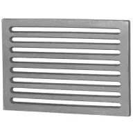   Rostély, Strend Pro, 36 x 23 x 1,5 cm, sötétszürke, öntöttvas, tűzhelyhez és kályhához, hőálló, karcálló, kemencéhez, kandallóhoz és sütőhöz is
