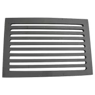   Rostély, Strend Pro, 31,5 x 21 x 1,5 cm, fekete, öntöttvas, kályhához, kemencéhez, kandallóhoz és sütőhöz, hőálló, karcálló