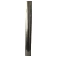   Füstcső, V.A.P.K. Dymo, ezüst, 100 cm / 145 mm, DC01 acéllemez, vékonyfalú, lemezvastagság: 0,5-1 mm