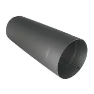   Füstcső, V.A.P.K. HS 1000/120/1,5, fekete, 100 cm / 120 mm, DC01 acéllemez, vastagfalú, lemezvastagság: 1,5 mm