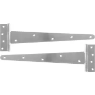   Ajtózsanér, Strend Pro T-Link, ezüst, 350 mm, cink, 2db, korrózióálló, kültéri használatra, ajtókhoz és kapukhoz