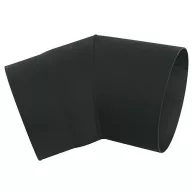   Füstcső könyök, V.A.P.K. HS 045/160/1,5, fekete, 160 mm / 45°, lemezvastagság: 1,5 mm