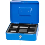   Pénzkazetta, Strend Pro CashBox, 25 × 20 × 7,5 cm, zárható, kompakt, otthonra és kis üzletekbe, biztonságos tárolás