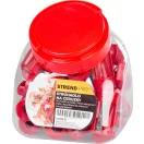 Ceruzahegyező, Strend Pro, 40 db, élezőkővel, kerek, hatszögletű, ovális és négyzet profilú ceruzákhoz, praktikus tárolódobozban