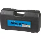 Kézi menetvágó készlet, Strend Pro PP3304.T062, sárga/fekete, 3 db (1/2", 3/4", 1") menetvágó fej, racsnis tokmány, hosszabbítókar