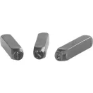 Számbeütő készlet, Strend Pro HR59208, számok, magasság: 10 mm, 9 db, kézi bélyegzéshez, fához, műanyaghoz és fémhez