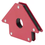  Hegesztő mágnes, Strend Pro QJ6003, piros, 13,6 x 13,6 cm, 30 kg teherbírás, 45°, 90°, 135° szögtartáshoz