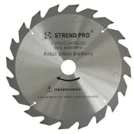   Körfűrészlap, Strend Pro SuperSaw NW, 250 x 3,2 x 30 mm, 20 db SK fog, OSB, farostlemezhez