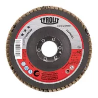   Csiszolókorong, Tyrolit Cerabond Premium 34165681, 125 x 22 mm, P80 szemcseméret, rozsdamentes acélhoz (Inox)