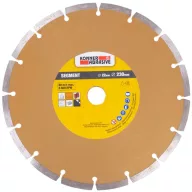   Gyémánt vágókorong, Konner D71003, 230 x 22,23 mm, maximum 6600 fordulat/perc, univerzális felhasználás, nedves és száraz vágáshoz, szegmentált