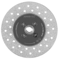   Gyémánt csiszoló- és vágókorong, Strend Pro Premium CGW31, 125 x 22,23 mm, kétoldalas, M14 menet, univerzális felhasználás, száraz vágáshoz