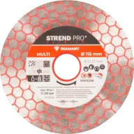   Gyémánt vágókorong, Strend Pro Premium, 115 x 2,0 x 22,23 mm, maximum 13 200 fordulat/perc, univerzális felhasználás, nedves és száraz vágáshoz