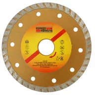   Gyémánt vágókorong, Konner D71005, 230 mm, Turbó+ perem, maximum 6600 fordulat/perc, univerzális felhasználás, nedves és száraz vágásra, hűtőnyílásokkal