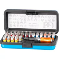   Bitkészlet, Strend Pro EVE-12106, 37 db, mágneses bittartó, adapter, 35 db 25 mm bit