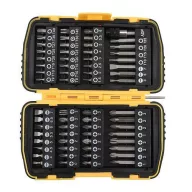   Bitkészlet, Strend Pro YF40206, 64 db, gyorskioldó bittartó, 48 db 25 mm bit, 15 db 50 mm bit