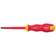  Villanyszerelő csavarhúzó, Whirlpower 1021, piros, szárhossz: 175 mm, átmérő: 8 mm, lapos, szigetelt: 1000 V