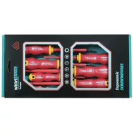   Csavarhúzókészlet, Whirlpower 102-306, piros, 6 db, villanyszerelő, szigetelt: 1000 V