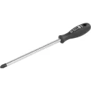 Csavarhúzó, Narex 8020 04 Profi E, fekete, teljes hossz: 300 mm, szárhossz: 200 mm, átmérő: 4 mm, PH4, krómozott, edzett acél szár, műanyag markolat