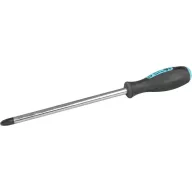   Csavarhúzó, Narex 8005 04 Profi Twin Plast, fekete/türkiz, teljes hossz: 310 mm, szárhossz: 200 mm, átmérő: 10 mm, PH4 kereszfejű, műanyag markolat