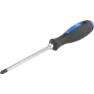 Csavarhúzó, Narex 8055 03, fekete/kék, teljes hossz: 275 mm, szárhossz: 155 mm, PZ3 keresztfejű, króm-vanádium acél szár, műanyag markolat