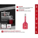 Gyémánt koronafúró, Strend Pro Premium DCB11, piros, átmérő: 6 mm, menet: M14, csempéhez, kőburkolathoz