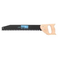   Kézifűrész, Pilana 22 5287, fekete, 450 mm, 22 keményfém fog, acél penge, zárt fa markolat, pórusbetonhoz