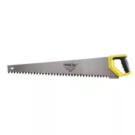   Kézifűrész, Strend Pro PSW-777-1, sárga/fekete, 700 mm, 40 keményfém fog, acél penge, zárt műanyag markolat, pórusbetonhoz