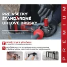 Gyémánt koronafúró készlet, Strend Pro Premium DCB11S5, piros, átmérő: 20, 35, 45, 55, 68 mm, menet: M14, csempéhez, kőburkolathoz, hordtáskában