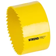   Bi-Metál koronafúró fej, Strend Pro BHS44, sárga, átmérő: 76 mm, HSS M3, fémhez, fához, gipszkartonhoz, műanyaghoz, váltakozó fogazás, törésálló, gyors vágás