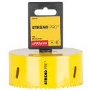 Bi-Metál koronafúró fej, Strend Pro BHS44, sárga, átmérő: 102 mm, HSS M3, fémhez, fához, gipszkartonhoz, műanyaghoz, váltakozó fogazás, törésálló, gyors vágás