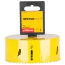 Bi-Metál koronafúró fej, Strend Pro BHS44, sárga, átmérő: 105 mm, HSS M3, fémhez, fához, gipszkartonhoz, műanyaghoz, váltakozó fogazás, törésálló, gyors vágás