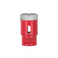   Gyémánt koronafúró, Strend Pro Premium DCB11, piros, átmérő: 40 mm, menet: M14, csempéhez, kőburkolathoz