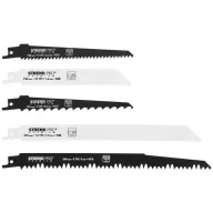  Orrfűrészlap készlet, Strend Pro Premium, 150 - 240 mm, 5 db, orrfűrészhez, szabvány befogás