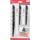 Orrfűrészlap készlet, Strend Pro Premium, 150 - 240 mm, 5 db, orrfűrészhez, szabvány befogás