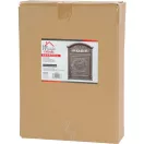 Postaláda, Strend Pro Edgar, barna, 31,5 x 44,5 x 9,5 cm, porszórt acél, 2 kulccsal