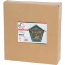 Postaláda, Strend Pro Albert, zöld, 36 x 38 x 9 cm, porszórt acél, 2 kulccsal