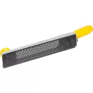 Gipszkarton reszelő, Strend Pro RPW-508, ezüst/sárga, 25 cm, fém talp, műanyag markolat, gipszkarton és fa megmunkálásához