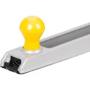 Gipszkarton reszelő, Strend Pro RPW-508, ezüst/sárga, 25 cm, fém talp, műanyag markolat, gipszkarton és fa megmunkálásához