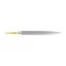 Félköríves reszelő, Pferd COR 835 200 H0 - 200/0, szürke, 20 cm, acél, markolat nélkül