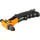 Szegecselő fogó, Strend Pro BT-603, fekete, 200 mm, menetes szegecsekhez, M3, M4, M5, M6 fej, kofferben, acél, rozsdamentes acél és alumínium szegecsekhez