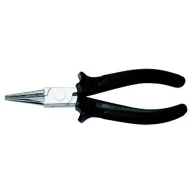   Műszerész fogó, Zbirovia 319/0160, fekete, 160 mm, kerek pofájú kialakítás, nikkel-króm acél, PVC bevonat