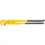 Csőfogó, Strend Pro PW509 Herkules, sárga/fekete, 380 mm, 6/4" befogás, fogazott pofák, hosszú fogantyú, fém